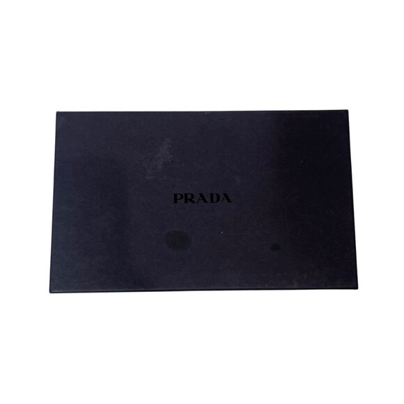 PRADA Satin Snap Folding Logo Long Continental Wallet - Picture 14 of 14
